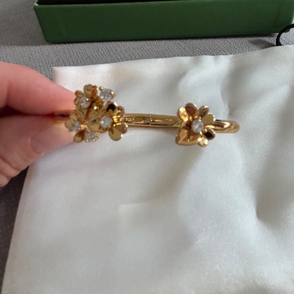 Kate Spade Precious Pansy Cuff Bracelet - Picture 4 of 8